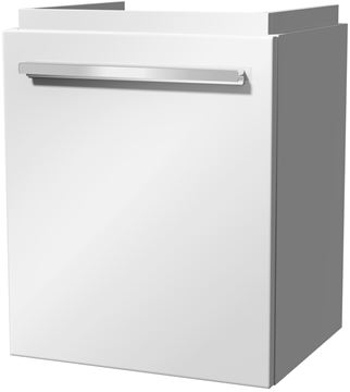 VILLEROY & BOCH VERITY DESIGN 2.0 skrinka pod umývadielko 43,5x36,2x54 cm, 1 dvierka, pánty vpravo, Glossy White