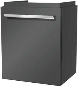 VILLEROY & BOCH VERITY DESIGN 2.0 skrinka pod umývadielko 43,5x36,2x54 cm, 1 dvierka, pánty vpravo, Glossy Grey