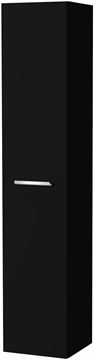 VILLEROY & BOCH VERITY DESIGN 2.0 vysoká skrinka 35x34,2x174,3 cm, 1 dvierka, pánty vpravo, Black Matt