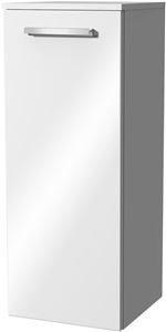VILLEROY & BOCH VERITY DESIGN 2.0 nízka skrinka 35x34,3x88,8 cm, 1 dvierka, pánty vpravo, Glossy White