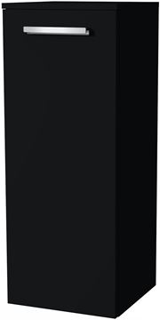 VILLEROY & BOCH VERITY DESIGN 2.0 nízka skrinka 35x34,3x88,8 cm, 1 dvierka, pánty vpravo, Black Matt