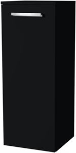VILLEROY & BOCH VERITY DESIGN 2.0 nízka skrinka 35x34,3x88,8 cm, 1 dvierka, pánty vpravo, Black Matt