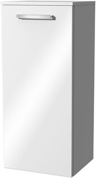 VILLEROY & BOCH VERITY DESIGN 2.0 nízka skrinka 40x34,3x88,8 cm, 1 dvierka, pánty vpravo, Glossy White