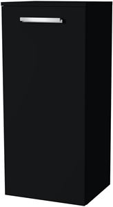 VILLEROY & BOCH VERITY DESIGN 2.0 nízka skrinka 40x34,3x88,8 cm, 1 dvierka, pánty vpravo, Black Matt