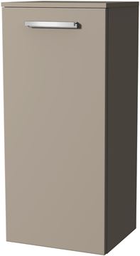 VILLEROY & BOCH VERITY DESIGN 2.0 nízka skrinka 40x34,3x88,8 cm, 1 dvierka, pánty vpravo, Sandgrey Matt