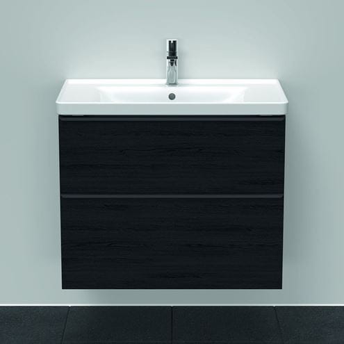 DURAVIT D-NEO skrinka s umývadlom 80x48x62,5 cm, 2 zásuvky, dub čierny DE012101616 Obrázek - fotka