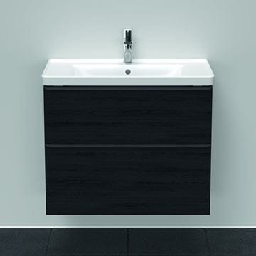 DURAVIT D-NEO skrinka s umývadlom 80x48x62,5 cm, 2 zásuvky, dub čierny DE012101616 Obrázek - fotka