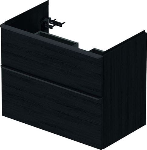 DURAVIT D-NEO skrinka s umývadlom 80x48x62,5 cm, 2 zásuvky, dub čierny DE012101616 Obrázek - fotka