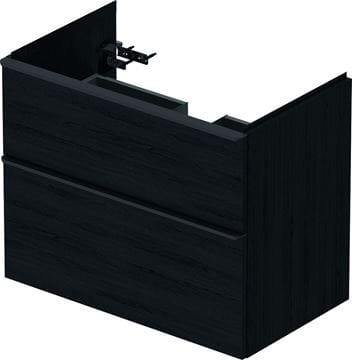 DURAVIT D-NEO skrinka s umývadlom 80x48x62,5 cm, 2 zásuvky, dub čierny DE012101616 Obrázek - fotka