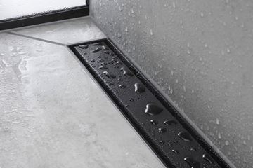 HANSGROHE 800 RAINDRAIN MATCH vrchná sada sprchového žľabu, s výškovo nastaviteľným rámom, matná čierna 56038670 Obrázek - fotka