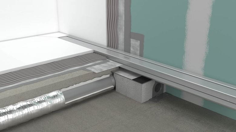 HANSGROHE 800 RAINDRAIN MATCH vrchná sada sprchového žľabu, s výškovo nastaviteľným rámom, matná čierna 56038670 Obrázek - fotka