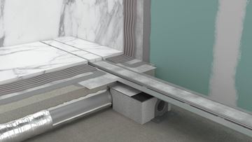 HANSGROHE 700 RAINDRAIN ROCK vrchná sada sprchového žľabu, skracovateľný, na položenie dlažby 56030000 Obrázek - fotka