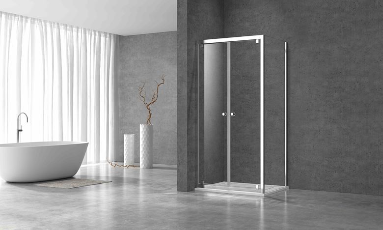 EASY NEO TSP bočná stena 90x190 cm, chróm/číre sklo TSP900 Obrázek - fotka