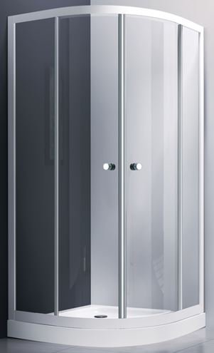 EASY NEO T24290 sprchový kút 90x90 cm, R550, posuvné dvere, chróm/sklo transparent T24290 Obrázek - Hlavní obrázek