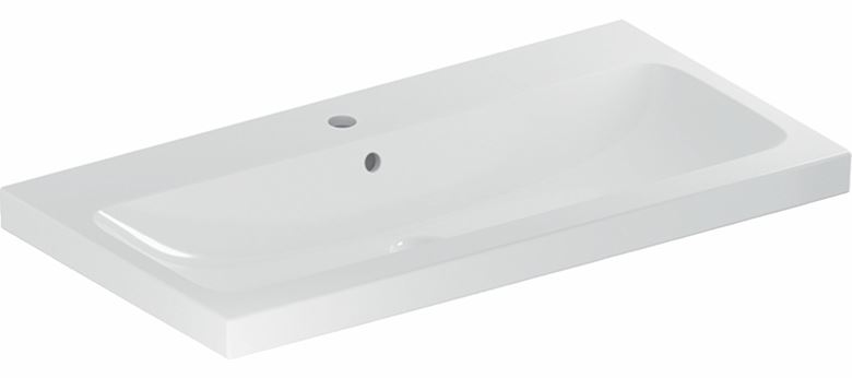 GEBERIT ICON LIGHT umývadlo 90 cm, s otvorom pre batériu a prepadom, KeraTect 501.836.00.2 Obrázek - Hlavní obrázek