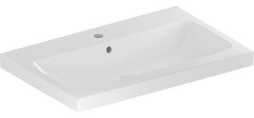 GEBERIT ICON LIGHT umývadlo 75 cm, s otvorom pre batériu a prepadom, KeraTect