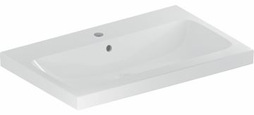 GEBERIT ICON LIGHT umývadlo 75 cm, s otvorom pre batériu a prepadom, KeraTect