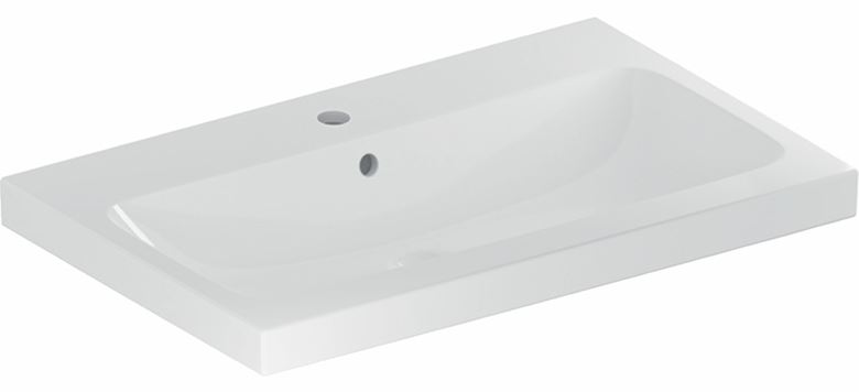 GEBERIT ICON LIGHT umývadlo 75 cm, s otvorom pre batériu a prepadom, KeraTect 501.848.00.2 Obrázek - Hlavní obrázek