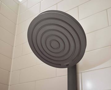 HANSGROHE PULSIFY S SHOWERPIPE 260 sprchový set s termostatickou batériou, horná sprcha, ručná sprcha s 3 prúdmi, tyč, hadica, EcoSmart, matná čierna 24241670 Obrázek - fotka