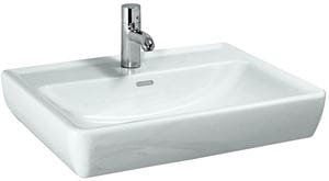 LAUFEN PRO A umývadlo 55 cm, s otvorom pre batériu a prepadom, LCC