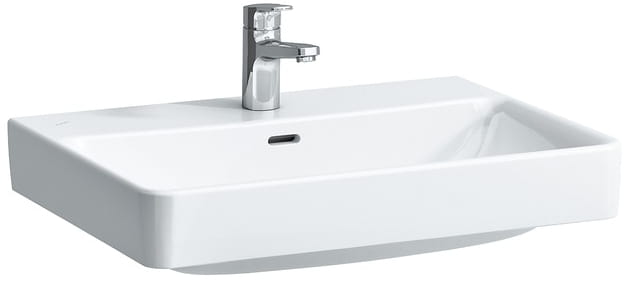 LAUFEN PRO S umývadlo 65 cm, s otvorom pre batériu a prepadom H8169640001041 Obrázek - Hlavní obrázek
