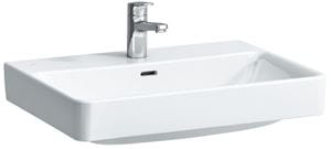 LAUFEN PRO S umývadlo 65 cm, s otvorom pre batériu a prepadom, LCC