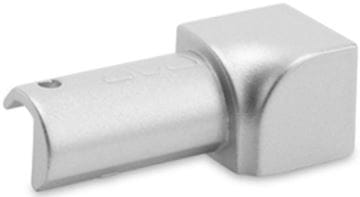SCHLÜTER SYSTEMS RONDEC-A/ID kút 10mm vnútorný roh, hliník eloxovaný/lesklý chróm