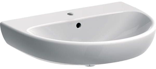 GEBERIT SELNOVA umývadlo 65 cm, s otvorom pre batériu a prepadom 500.297.01.7 Obrázek - Hlavní obrázek