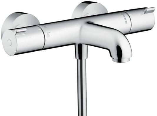 HANSGROHE ECOSTAT 1001 CL vaňová nástenná termostatická batéria, s prepínačom, chróm 13201000 Obrázek - Hlavní obrázek