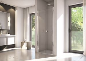 CONCEPT 200 sprchové dvere 90x200 cm, lietacie, aluchróm/číre sklo
