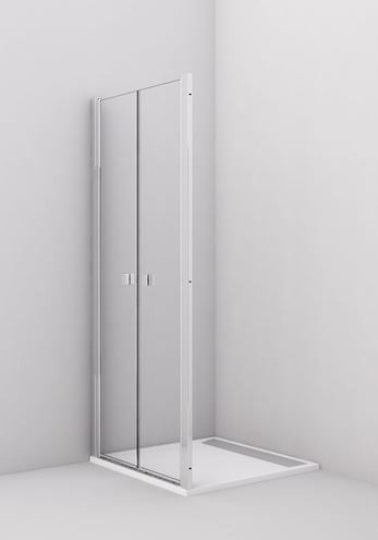 CONCEPT 200 sprchové dvere 90x200 cm, lietacie, aluchróm/číre sklo CON20905007 Obrázek - fotka