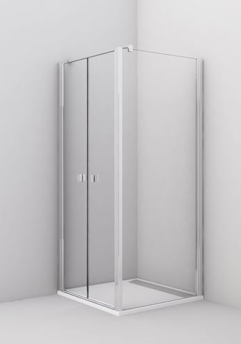 CONCEPT 200 CONT2 bočná stena 90x200 cm, aluchróm/číre sklo CONT20905007 Obrázek - fotka
