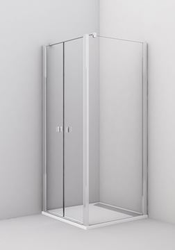 CONCEPT 200 CONT2 bočná stena 90x200 cm, aluchróm/číre sklo CONT20905007 Obrázek - fotka