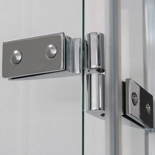 ROTH ELEGANT LINE GR2/900 sprchový kút 90x90 cm, R550, krídlové dvere, brillant/sklo transparent 131-9000000-00-02 Obrázek - fotka
