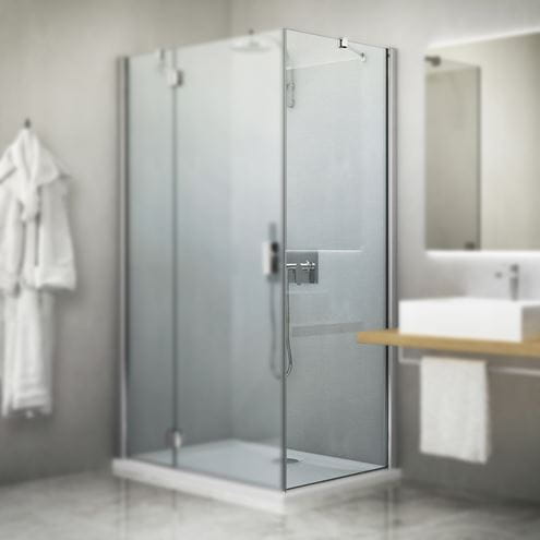 ROTH HITECH LINE HBB 900 bočná stena 90x200 cm, brillant premium/číre sklo 286-9000000-06-02 Obrázek - fotka