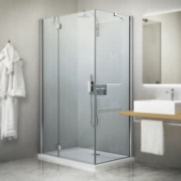 ROTH HITECH LINE HBB 900 bočná stena 90x200 cm, brillant premium/číre sklo 286-9000000-06-02 Obrázek - fotka