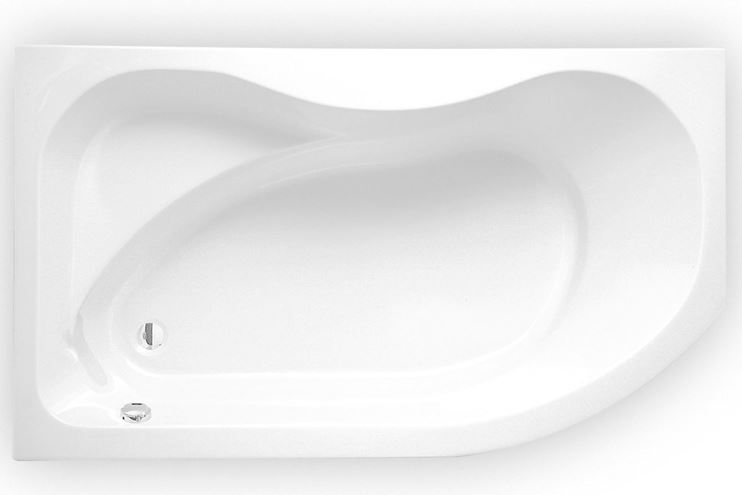 ROTH ACTIVA rohová vaňa 160x90 cm, bez nožičiek, akrylát 8430000 Obrázek - Hlavní obrázek