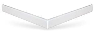 ROTH FLAT KVADRO 1000 čelný panel 1000mm, štvorec, krycí, akrylátový, biela