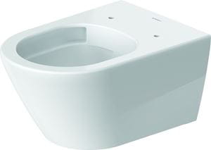 DURAVIT D-NEO závesné WC 370x540 mm, Rimless splachovanie, Wondergliss