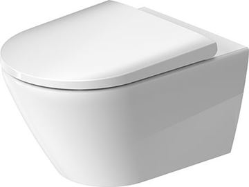 DURAVIT D-NEO závesné WC 370x540 mm, Rimless splachovanie, Wondergliss 25770900001 Obrázek - fotka
