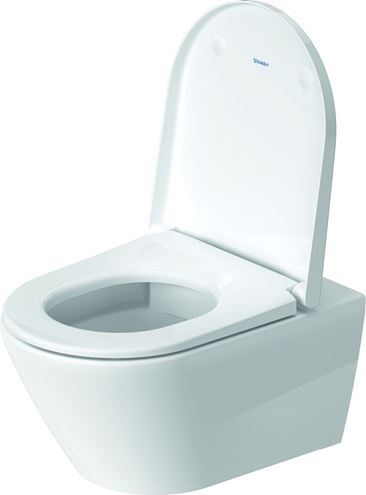 DURAVIT D-NEO závesné WC 370x540 mm, Rimless splachovanie, Wondergliss 25770900001 Obrázek - fotka