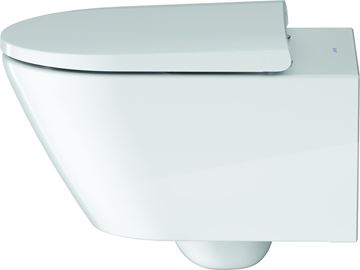 DURAVIT D-NEO závesné WC 370x540 mm, Rimless splachovanie, Wondergliss 25770900001 Obrázek - fotka
