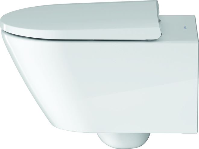 DURAVIT D-NEO závesné WC 370x540 mm, Rimless splachovanie, Wondergliss 25770900001 Obrázek - fotka