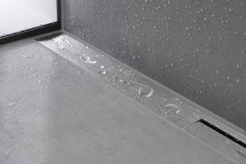 HANSGROHE 800 RAINDRAIN FLEX vrchná sada sprchového žľabu, skracovateľný, na inštaláciu k stene, kartáčovaný bronz 56051140 Obrázek - fotka