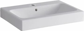 GEBERIT ICON umývadlo na dosku 60 cm, s otvorom pre batériu a prepadom, KeraTect