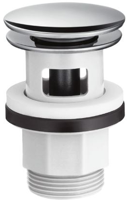 HANSGROHE umývadlový výpust, click-clack, s prepadom, chróm 50105000 Obrázek - Hlavní obrázek