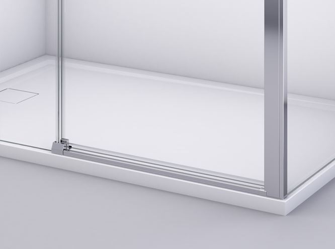 RONAL DIVERA D22S2B sprchové dvere 120x200 cm, posuvné, aluchróm/číre sklo D22S2B 120 50 07 Obrázek - fotka