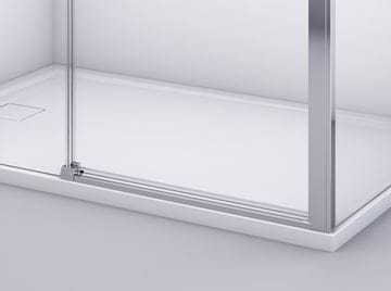 RONAL DIVERA D22S2B sprchové dvere 120x200 cm, posuvné, aluchróm/číre sklo D22S2B 120 50 07 Obrázek - fotka
