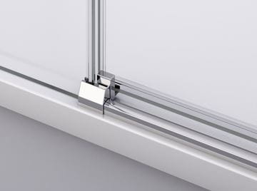 RONAL DIVERA D22S2B sprchové dvere 120x200 cm, posuvné, aluchróm/číre sklo D22S2B 120 50 07 Obrázek - fotka
