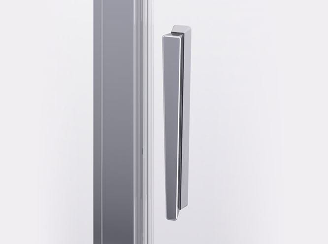 RONAL DIVERA D22SRB sprchový kút 100x100 cm, R550, posuvné dvere, aluchróm/číre sklo D22SRB 55 100 50 07 Obrázek - fotka